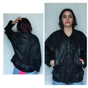 Cool unique leather jacket
